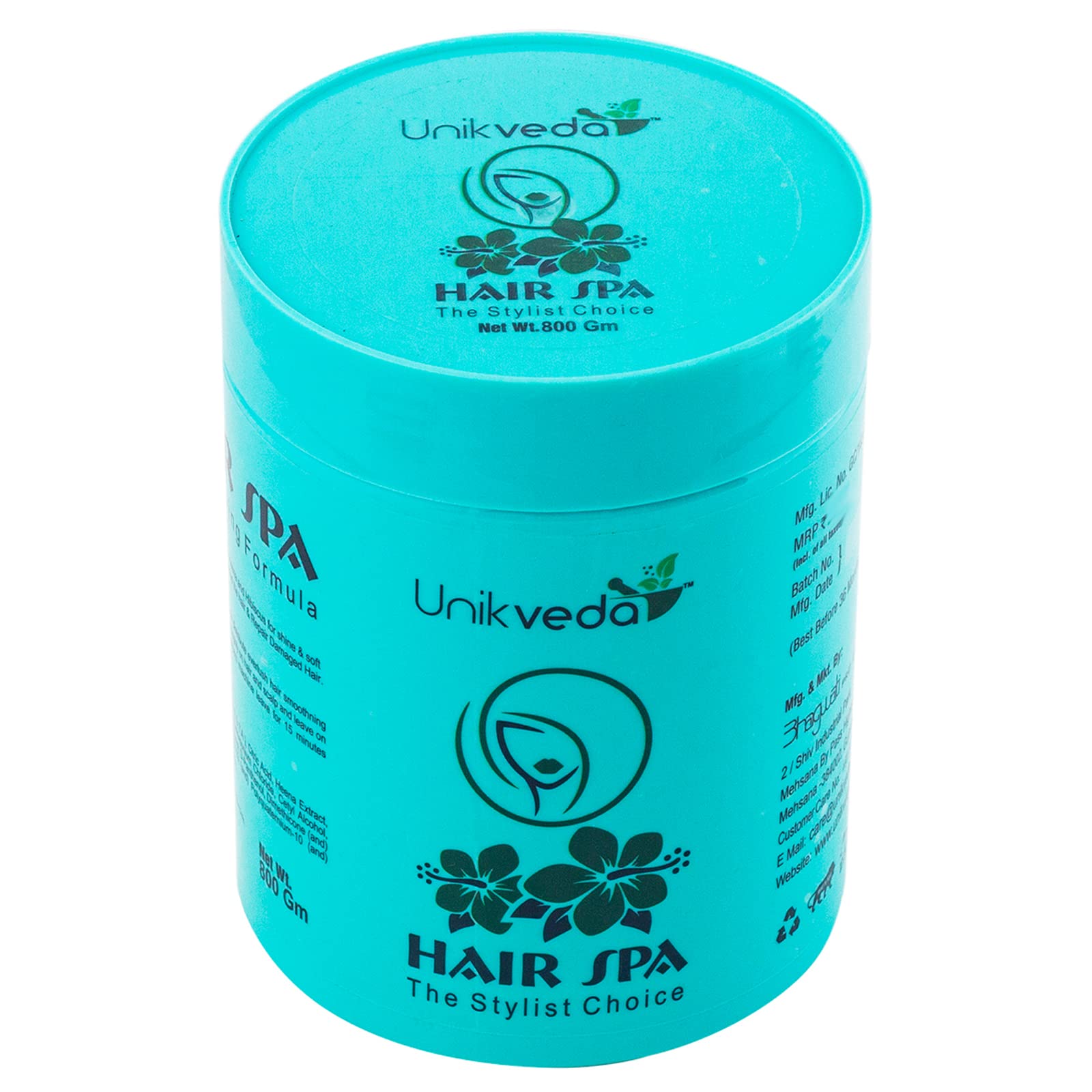 Unikveda Repair Hair Spa With Hibiscus n Heena Extracts For Restoring Shine n Smoothness To Dry, Damaged n Frizzy Hair For Men n Women, 800 Grams 2