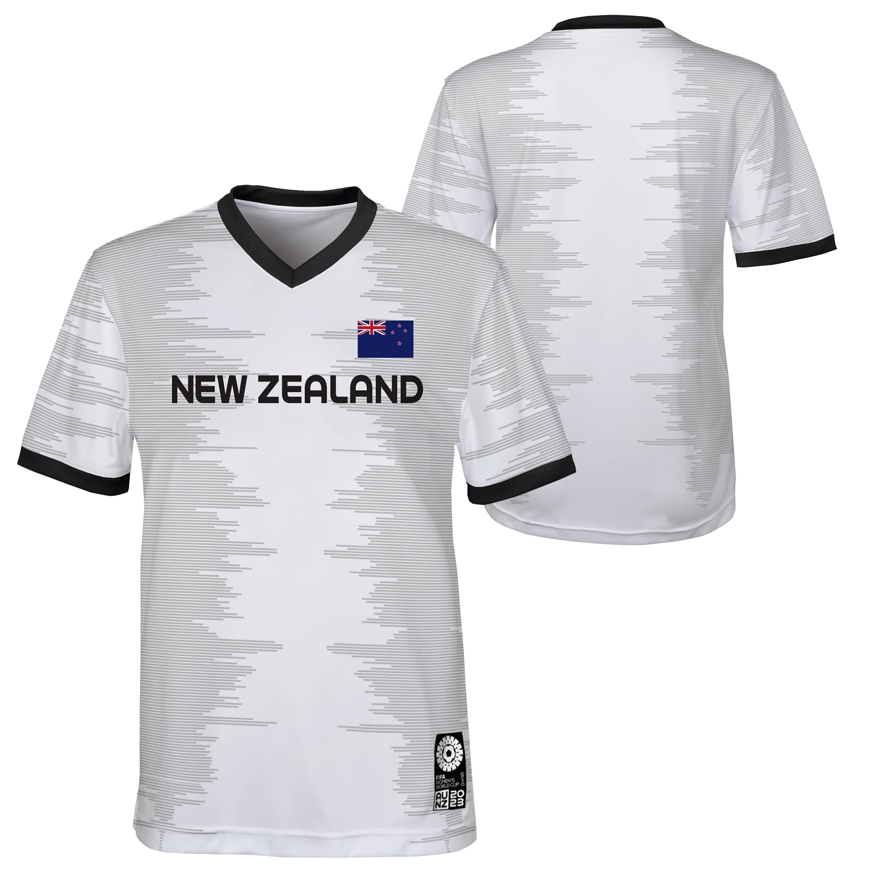 FIFA 365 2017 Maglia Ufficiale 2023 FIFA Coppa del Mondo di Calcio Femminile per Adulti, Nuova Zelanda Maglietta Unisex - Adulto (Pacco da 1)