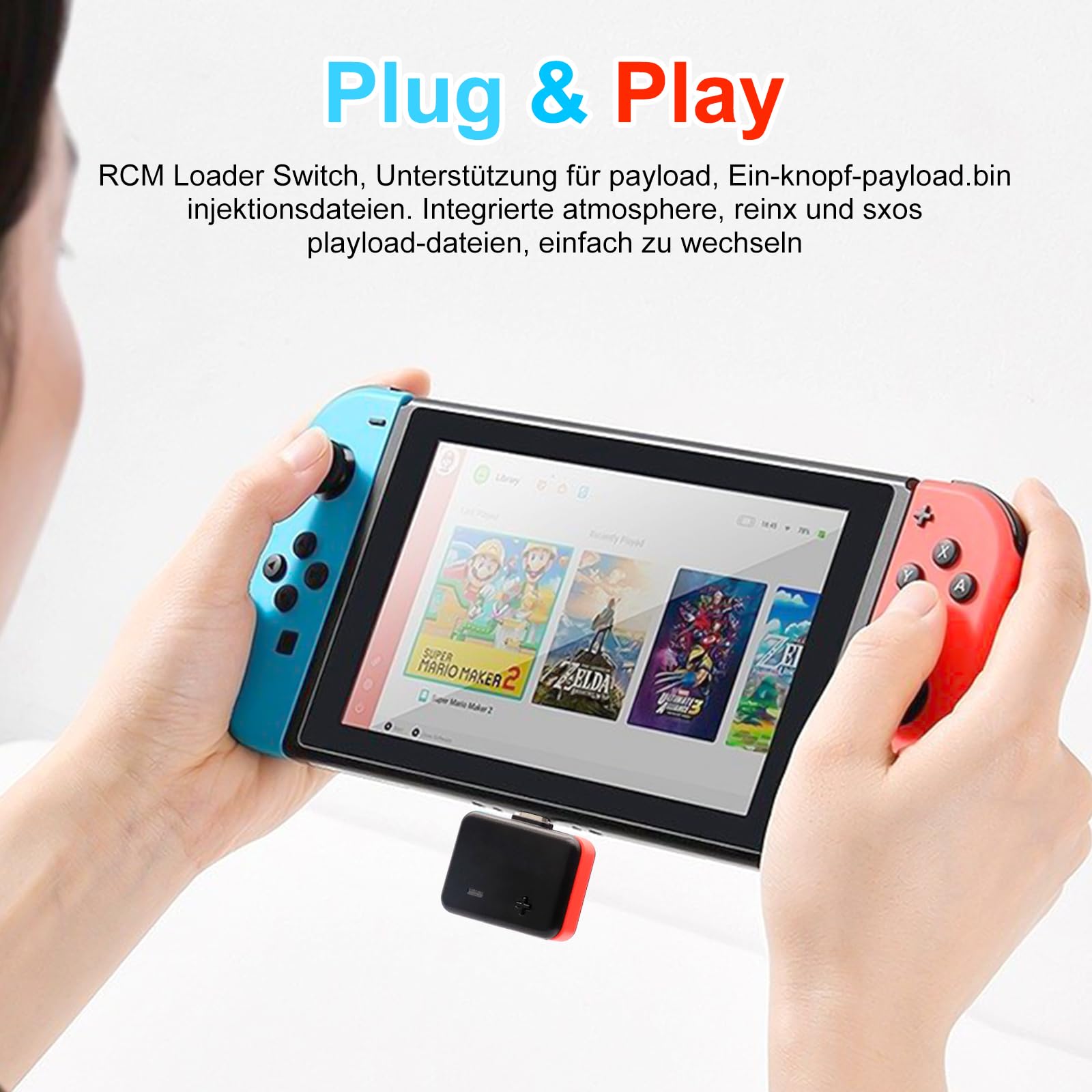 RCM Loader Switch, Switch Payload Injector, USB Type-C