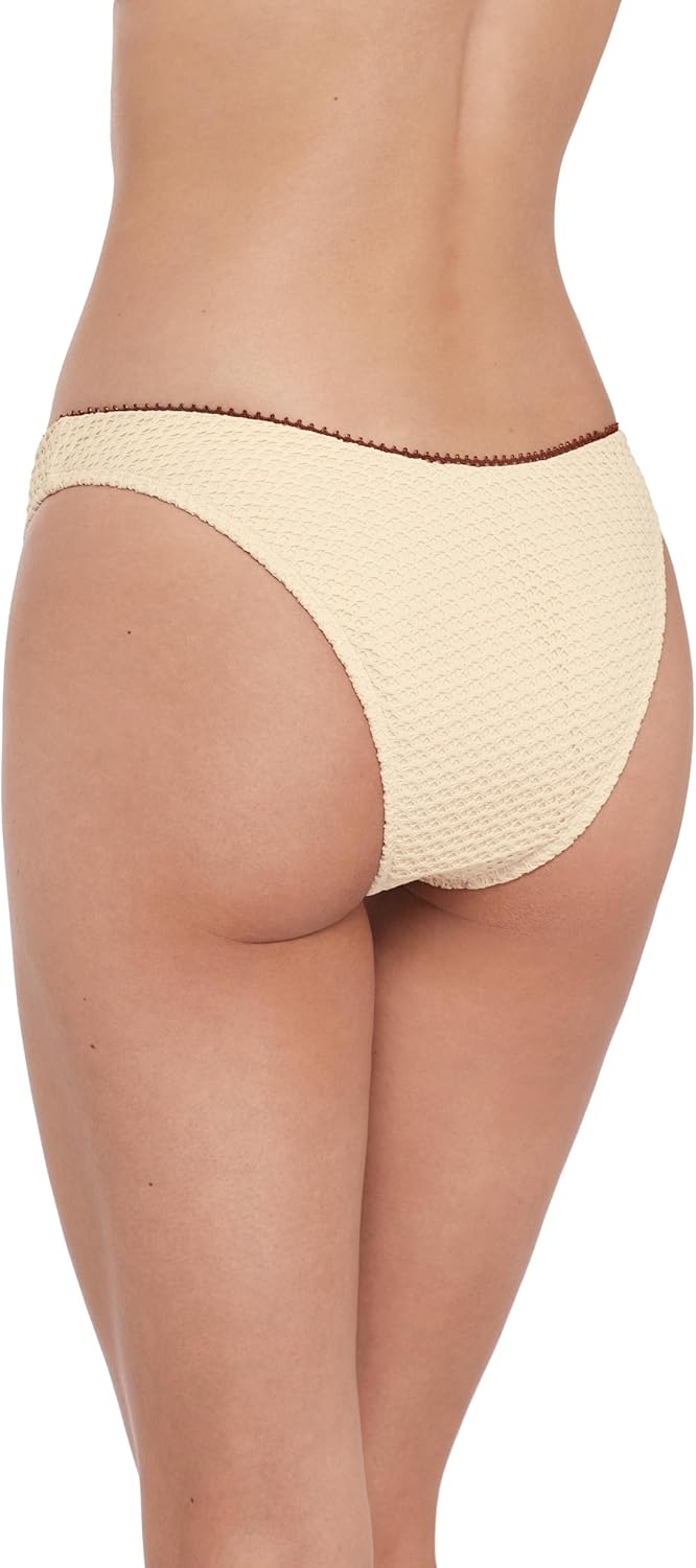 Steve Madden Womens Scoop Hipster Bikini Bottom with Cheeky Coverage - Image 3