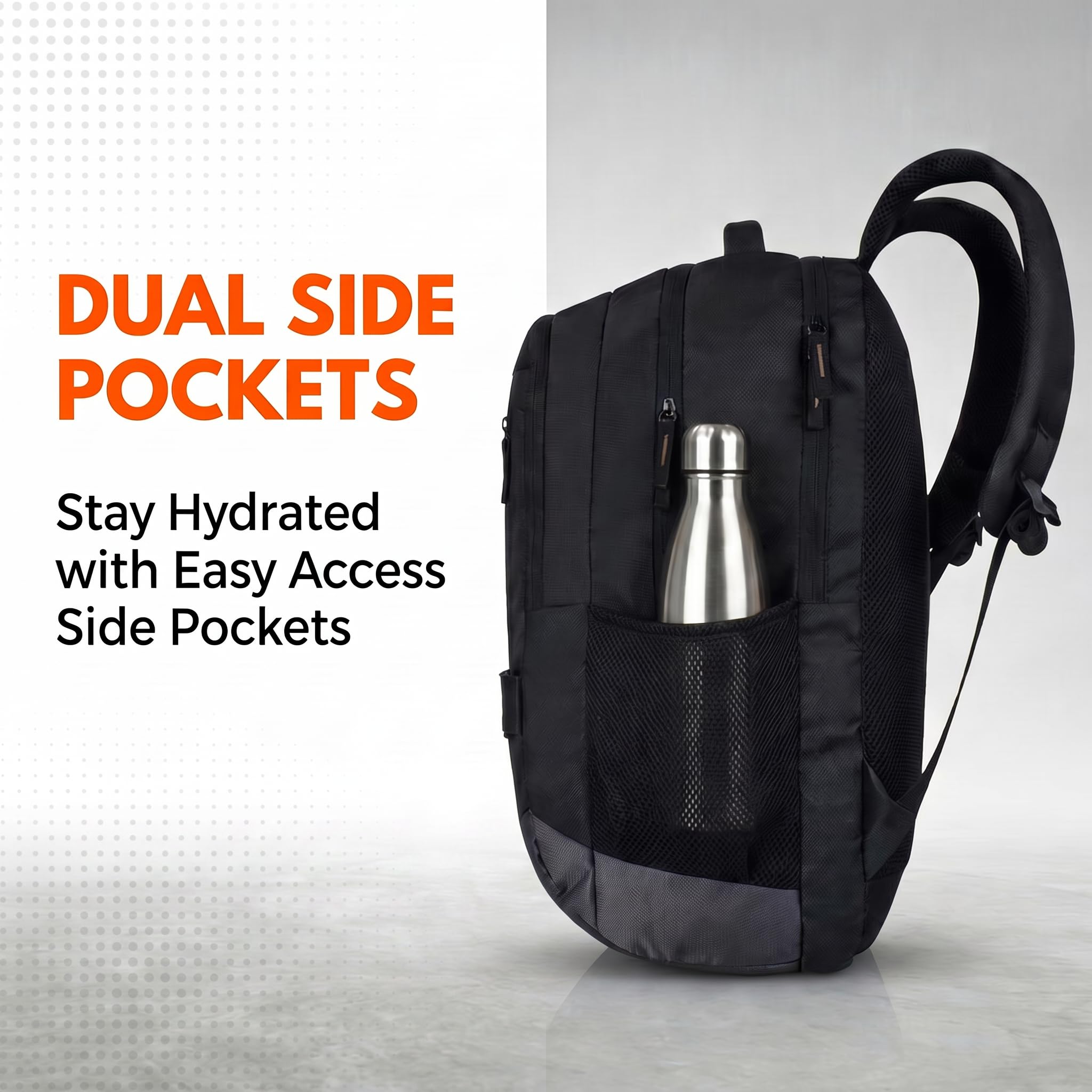 Lunar's Bingo - 48 L Laptop Bags | Laptop backpack for men | Laptop bag 15.6 inch | School bags | College bag for boys | Office backpack for men | Travel backpack with 1 Year Warranty 4
