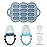 WeeSprout Baby Food Feeder Set - 2 Silicone Feeders & Reusable Freezer Tray with Lid - BPA-Free Fresh Fruit & Veggie Pacifier for Babies & Toddlers - Double as Teething Toys - Dishwasher Safe