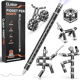 Dusor Gifts for Men, Magnetic Fidget Pen, Birthday Gifts for Men Women, Dad Gifts for Him/Her, Stocking Fillers for Men Kids, Mens Gifts for Christmas, Gifts for Teenage Girls Boys, School Supplies