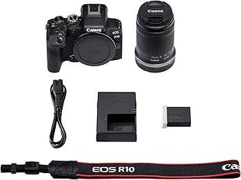 Canon EOS R10 + RF-S 18-150mm IS STM Lens - Compact Mirrorless