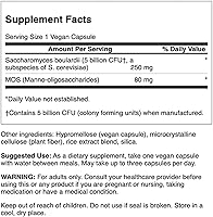 Vista 2 de Swanson Saccharomyces Boulardii 5 mil millones de CFU 30 cápsulas vegetales