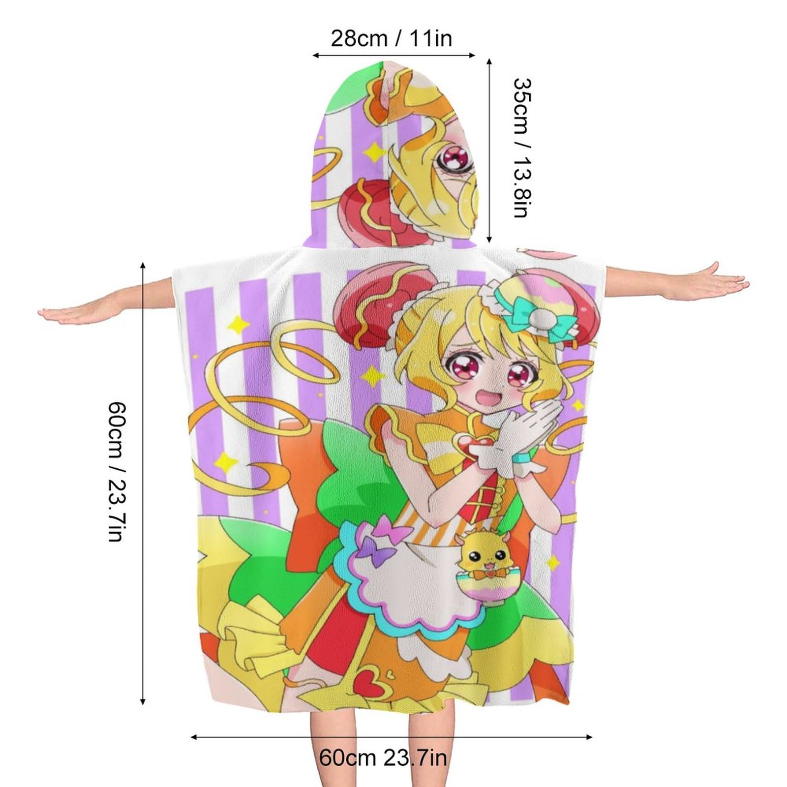【未使用】Raphael 聖天使学院 フード付きバスタオル Amazon.co.jp: プリキュアオールスターズFフード付きタオル 子供用