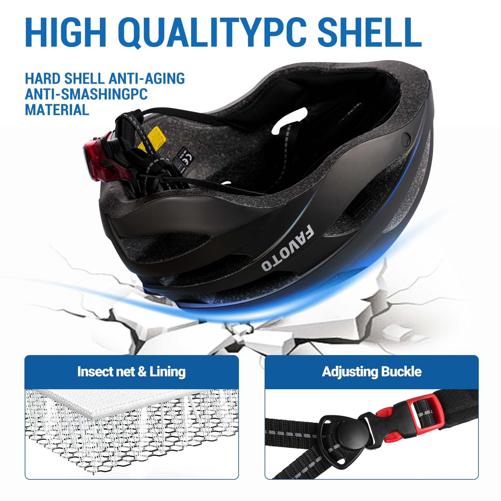 Casco Per Bici Elettrica Casco Da Bici Con Luce Integrata