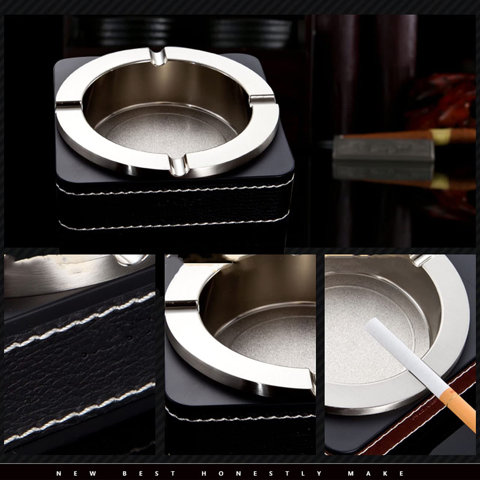 Fiocchi Di Neve Dipinti A Ano Blu Posacenere Per Sigarette Da Esterno - Foto 9