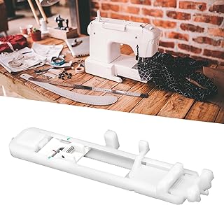 One‑Step Buttonhole Presser Foot Automatic Button Hole Tool Accessories for Singer Electronic Sewing Machine (White)