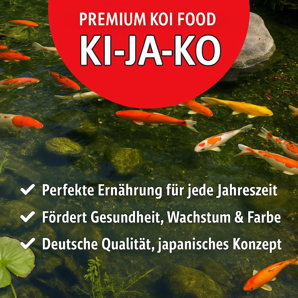 Health Koi karma dla ryb, 1 kg/6 mm, dla dobrego trawienia u ryb Koi, z Actigen do wspomagania układu odpornościowego i ForPLUS (bogate w kwasy omega-3)