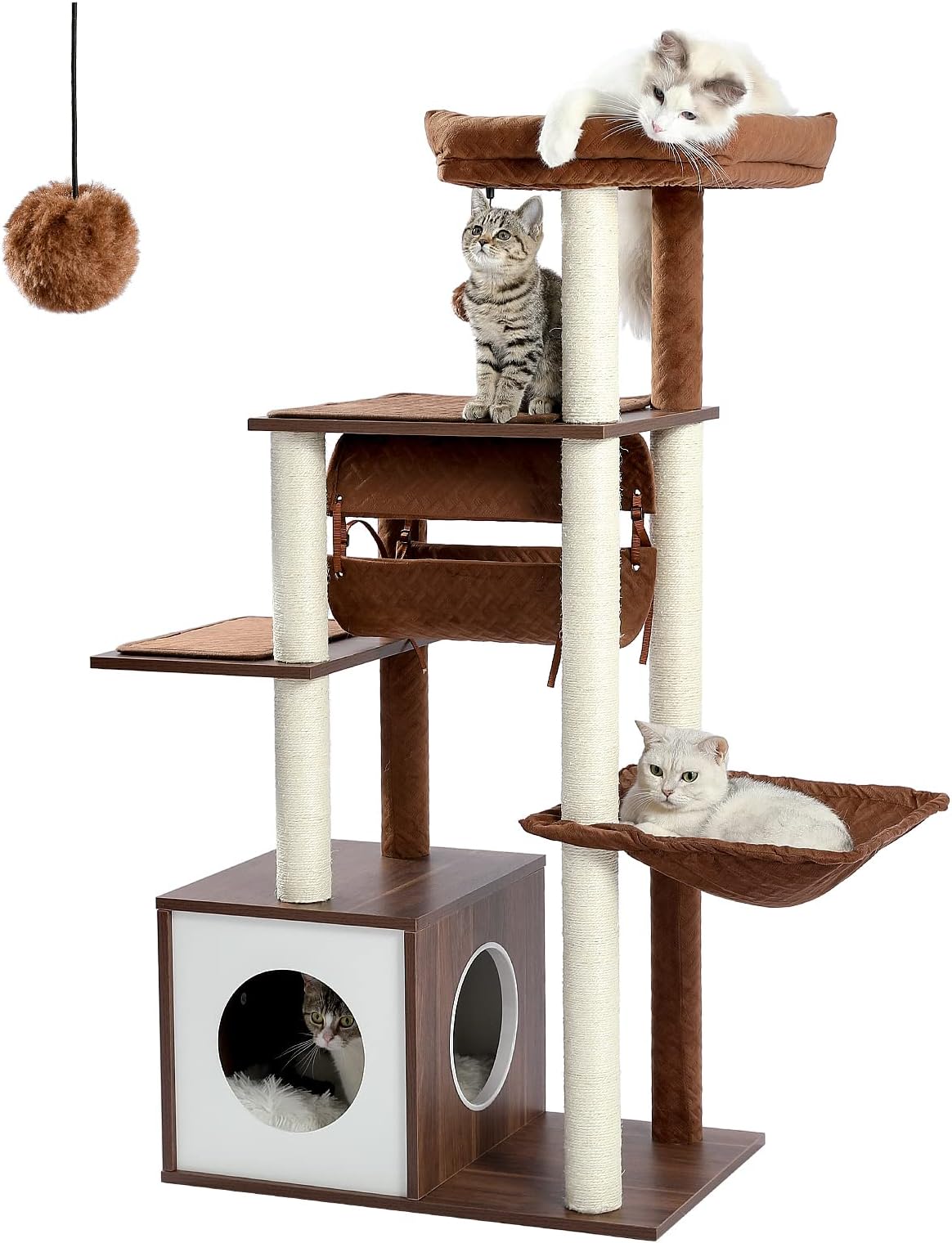 Zooplus Flower Cat Tree with Sisal Scratching Post Amazon.co.uk Pet