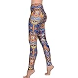 Comfy Yoga Pants - High Waisted Yoga Leggings with Bohemian Print - Extra Soft - Dry Fit