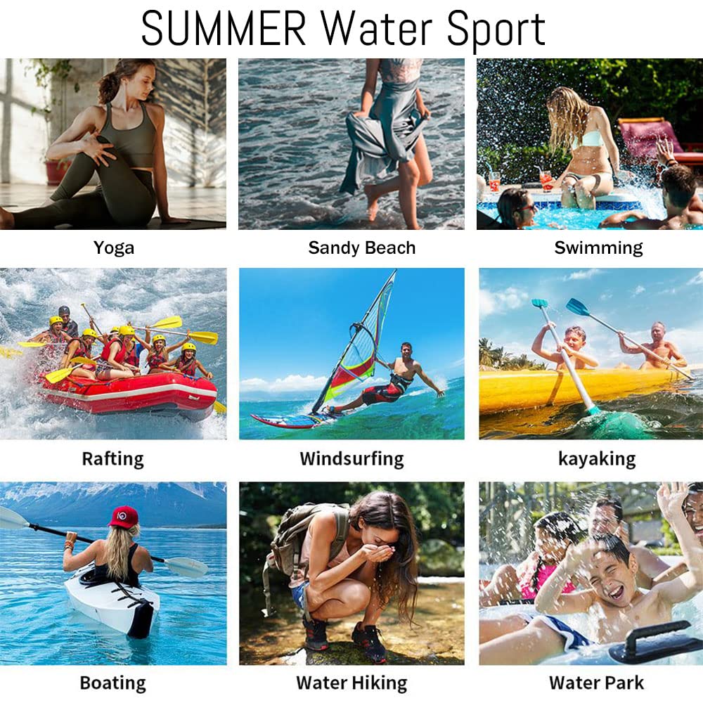 Chaussures Aquatiques Hommes Femmes Chaussures De Plage Nautiques Unisexe de Trail Running Antidérapant Légère Chaussures Barefoot Séchage Rapide Eté pour Piscine Plage
