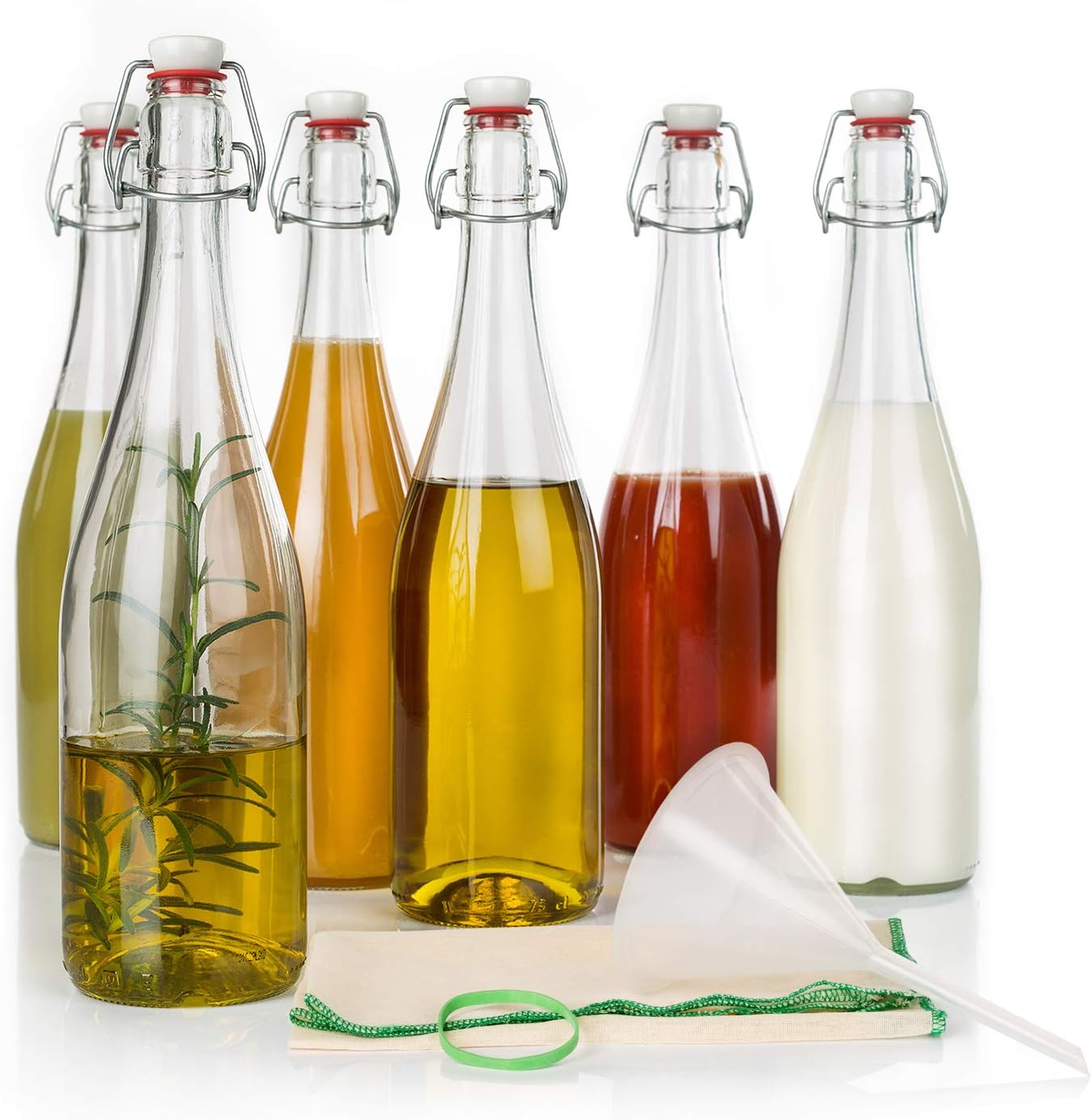 Bottiglia Di Vetro Tarquinia Liscia 500 Ml Per Liquori - Foto 5