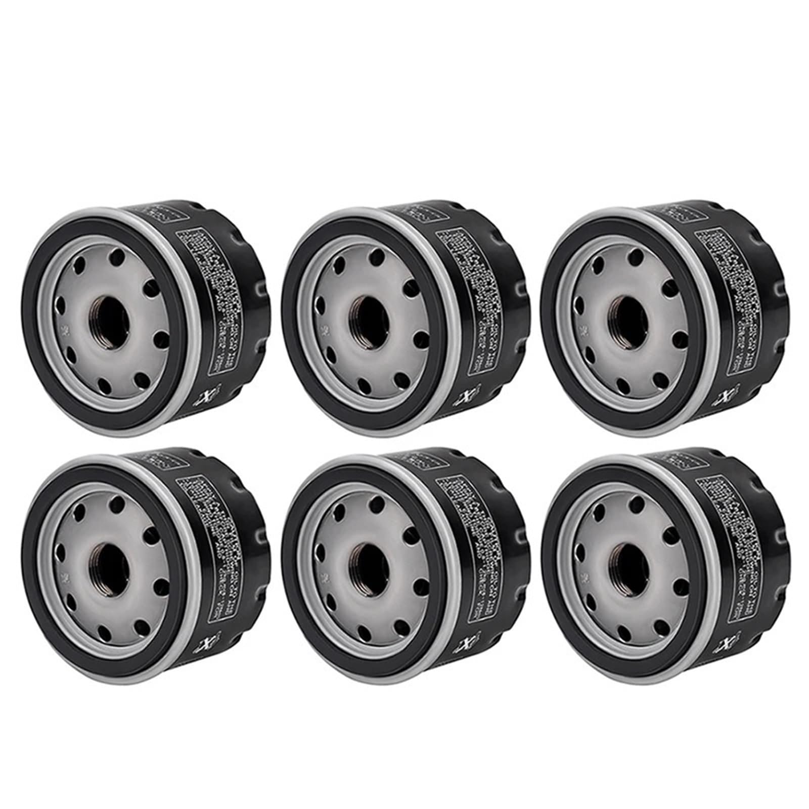 filtr oleju do motocykli Pasuje do BMW C600 SPORT 647 C650GT F650GS F700GS F750GS F800GS F800GT F800R F800S F800ST Środek do czyszczenia filtra siatki olejowej filtr oleju motocyklowego(6Pcs)