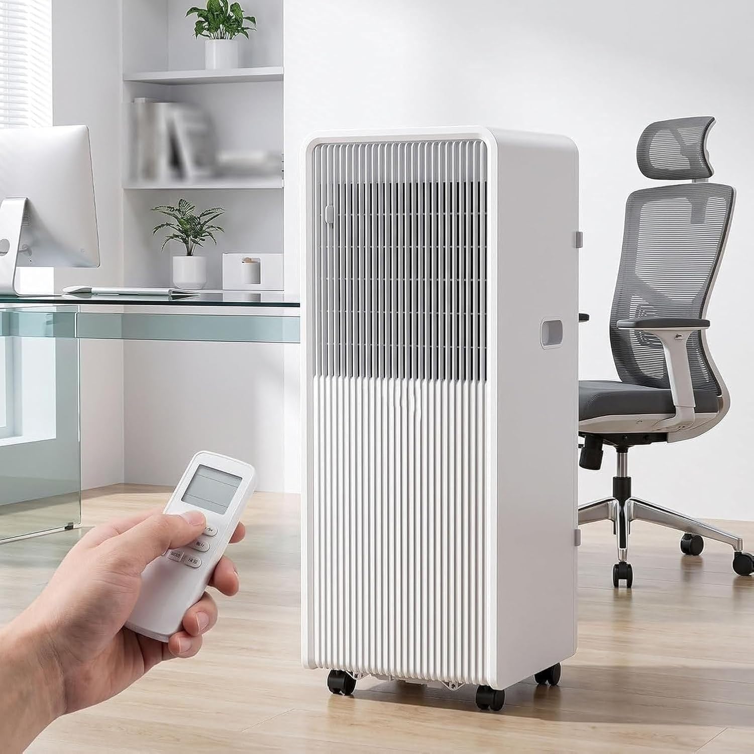 Aire Acondicionado Portátil 12000 BTU para Estancias de hasta 32 m², Deshumidificador Inteligente, Modo Ventilador con Sueño Nocturno y Temporizador 24H, Contro, 10000 Btu, 10000 BTU