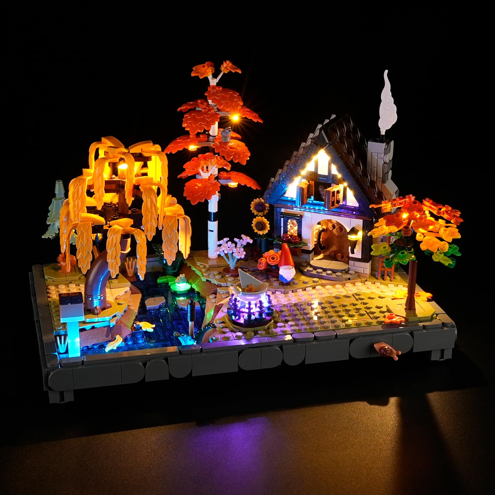 LIGHTAILING Led Light for Lego-11372 Autumn Cottage-Garden - Easy Install, Hidden Wiring, Home Decor & Gift-Ready (Model Not Included)