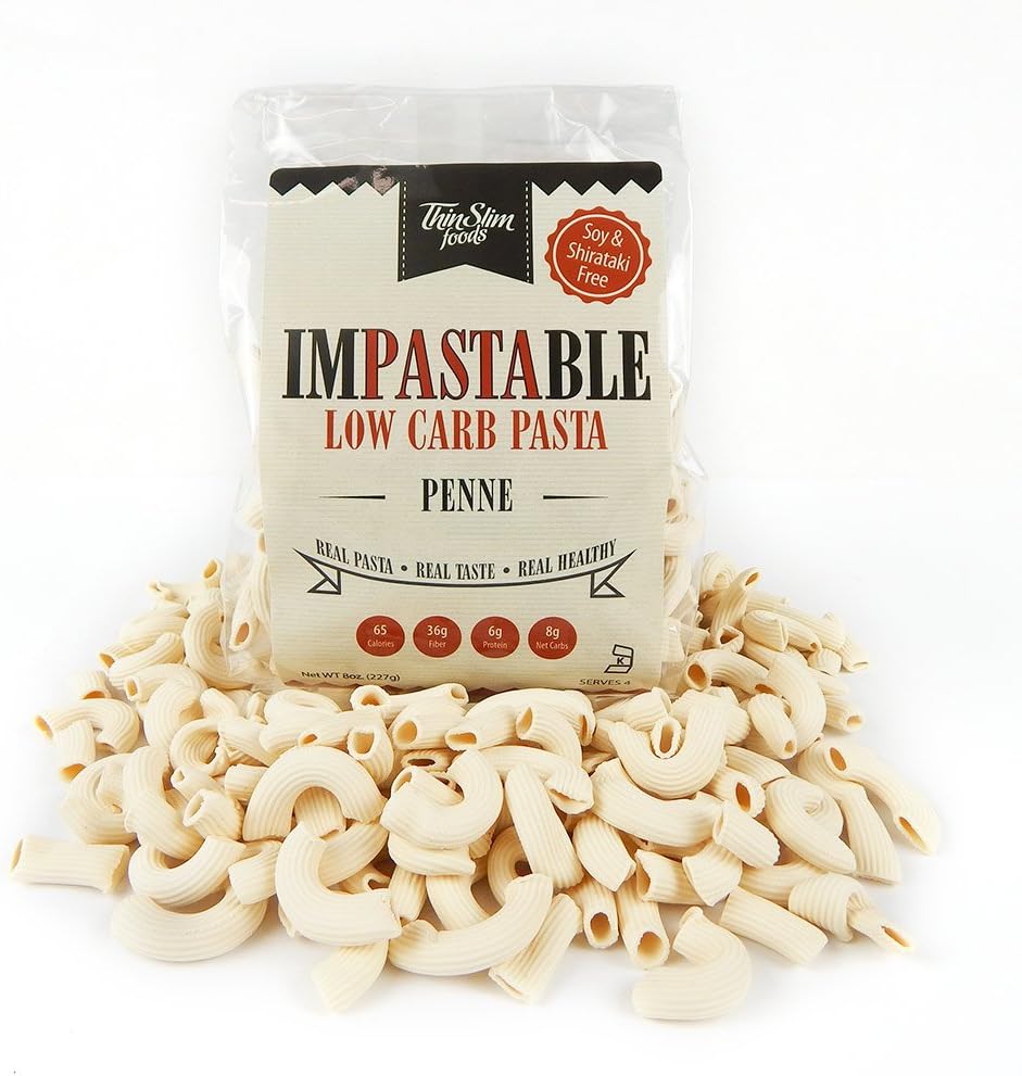 ThinSlim Foods Impastable Low Carb Pasta, 6pack (Penne)