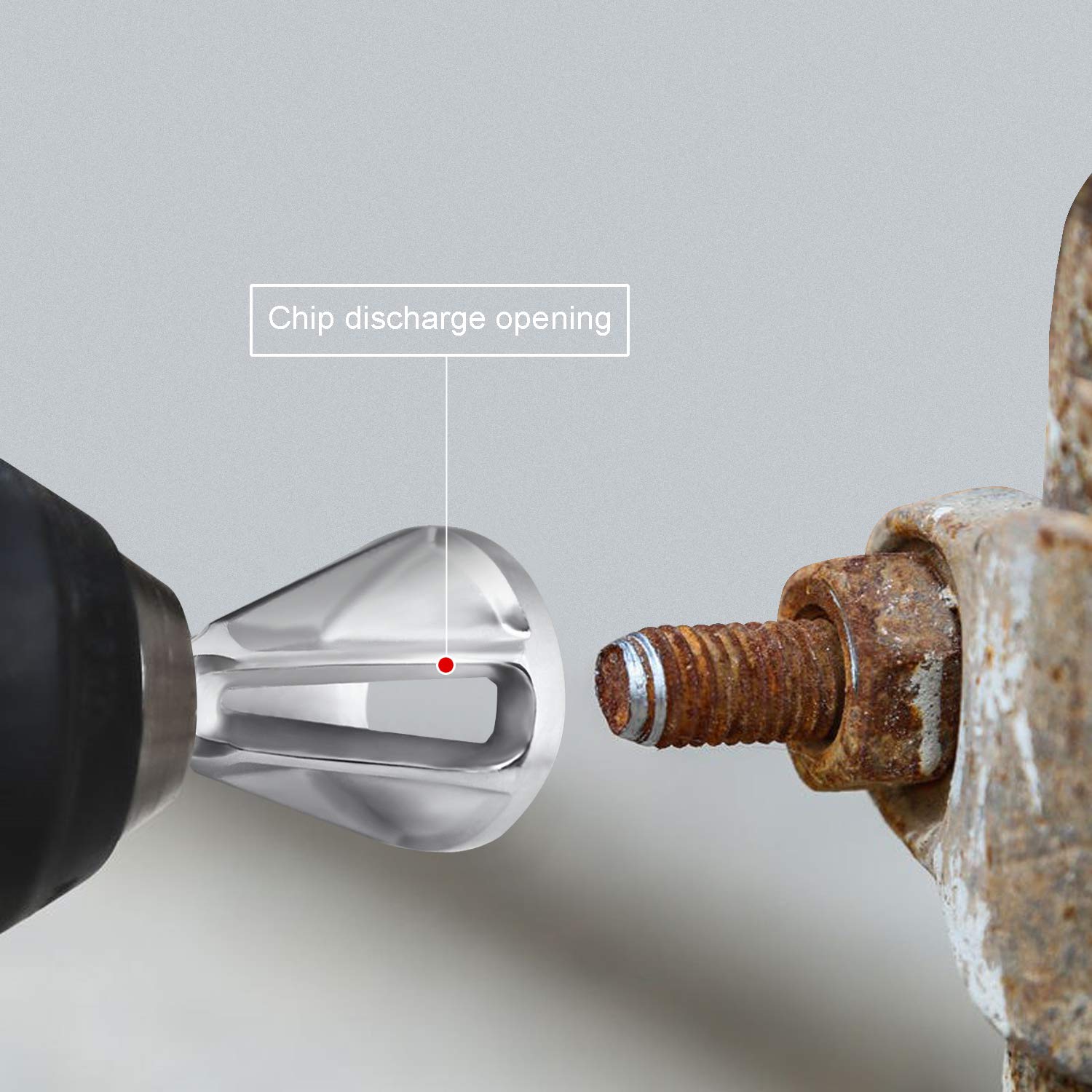 Kit 3 Utensili Per Sbavatura - Per Bulloni E Tubi, Con Manico Esagonale, Per Trapani, Oro/Argento/Nero - Foto 11