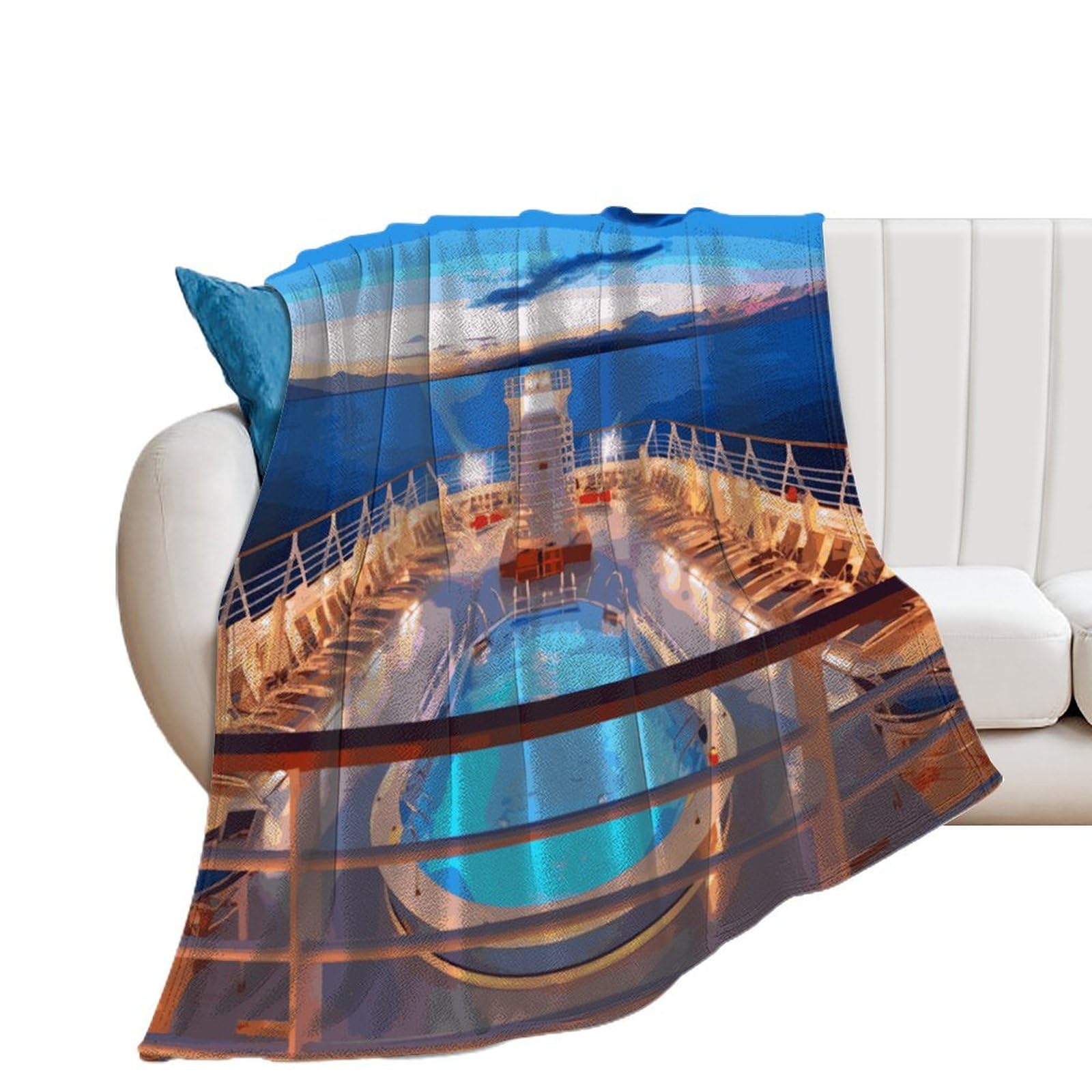 Couverture en flanelle douce pour des moments cocooning en famille