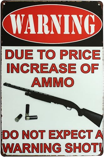 Miniatura 16 de SUMIK Letrero de metal con texto en inglés "No Trespassing I own" Fire Arms and a Backhoe, placa de póster de arte vintage, para garaje, hombre,