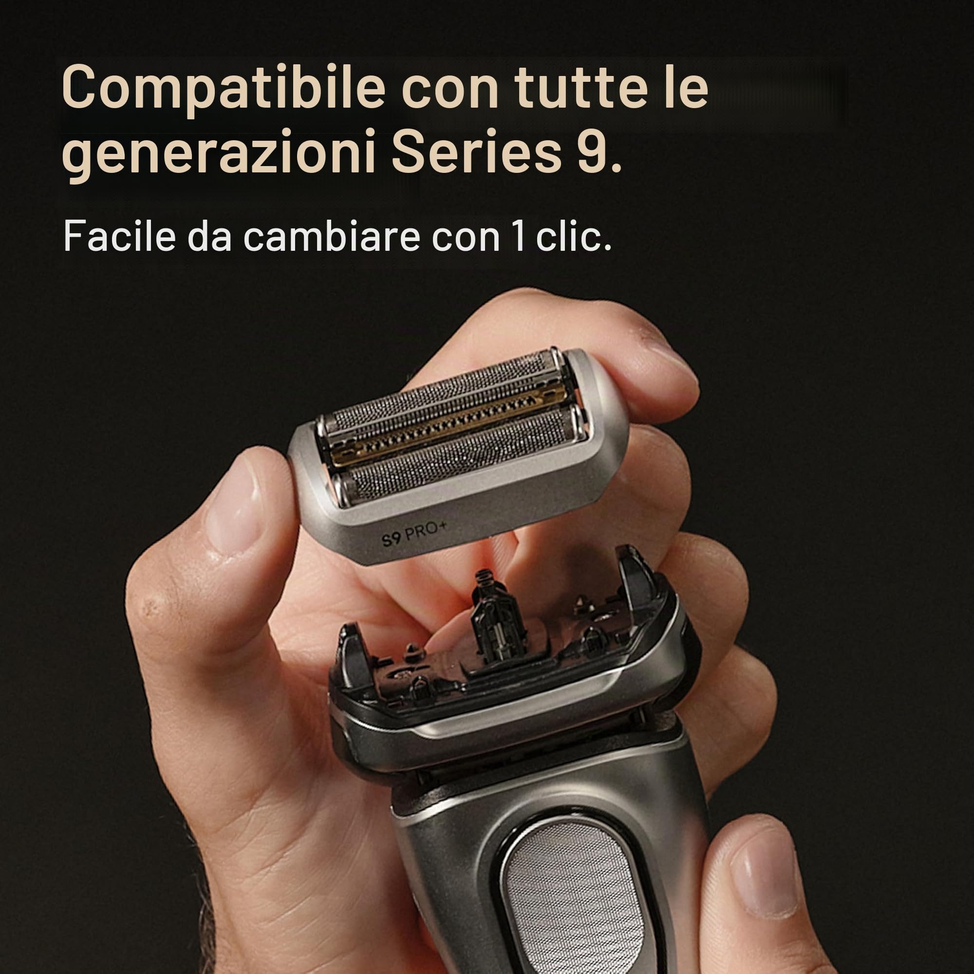 Braun Series 9 Electric Shaver Replacement Head, 92S, Compatible with All Series 9 9290cc, 9291cc, 9370cc, 9293s, 9385cc, 9390cc, 9330s, 9296cc