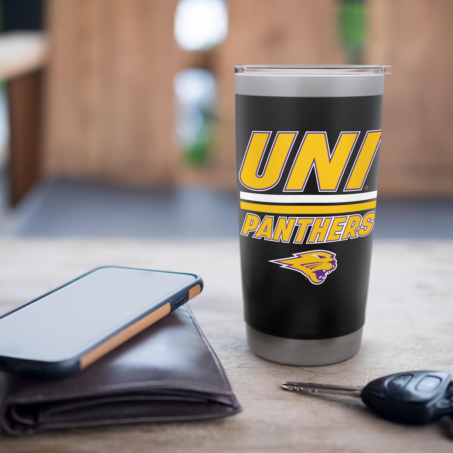Northern Iowa Panthers | Official NCAA Merch | NAFPUNI01 Stainless Steel Insulated Tumbler