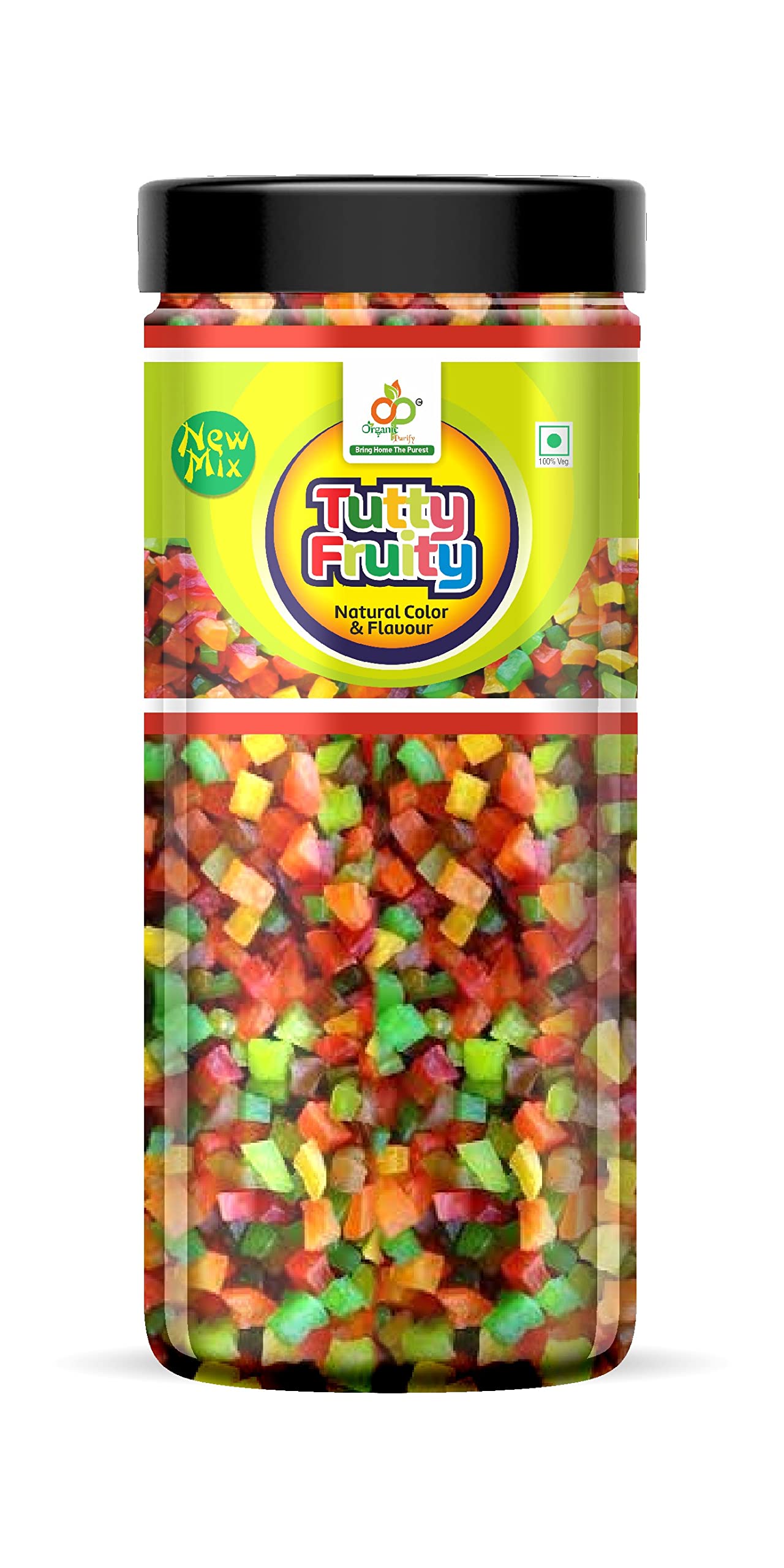 Organic Purify Mix Tutti Frutti Cherry 800g | Jar Pack Tuti Fruity Fresh Cherries for Cakes & Cookies Decoration -Fresh Fruits- (Multi Colour) Jar Pack 800gm (B0B12R27L2) Amazon Price History, Amazon Price Tracker