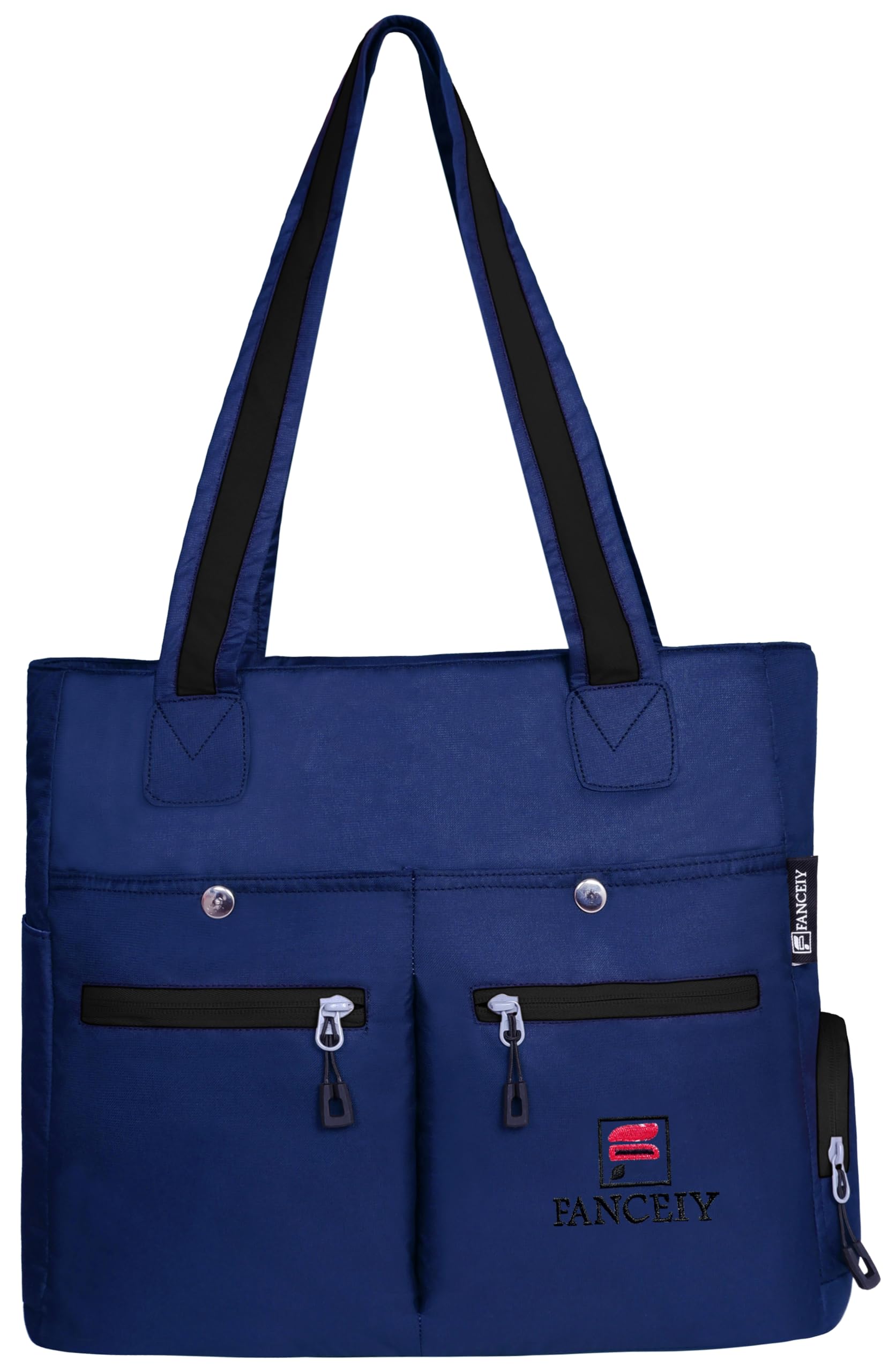 FANCEIY Women Shoulder Hobo Bag Ladies Purse Casual Carefully Handcrafted Durable Polyester Material Handbag | Zip Closure 15L (Blue Black) (B0CQHGPFKH) Amazon Price History, Amazon Price Tracker