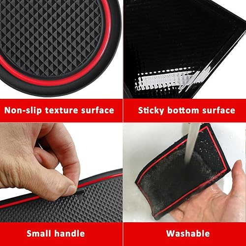 Miniatura 5 de auovo Alfombrillas para Toyota Camry 2018 2019 2020 2021 2022 2023 2024 ajuste personalizado para portavasos de ajuste personalizado, forros para