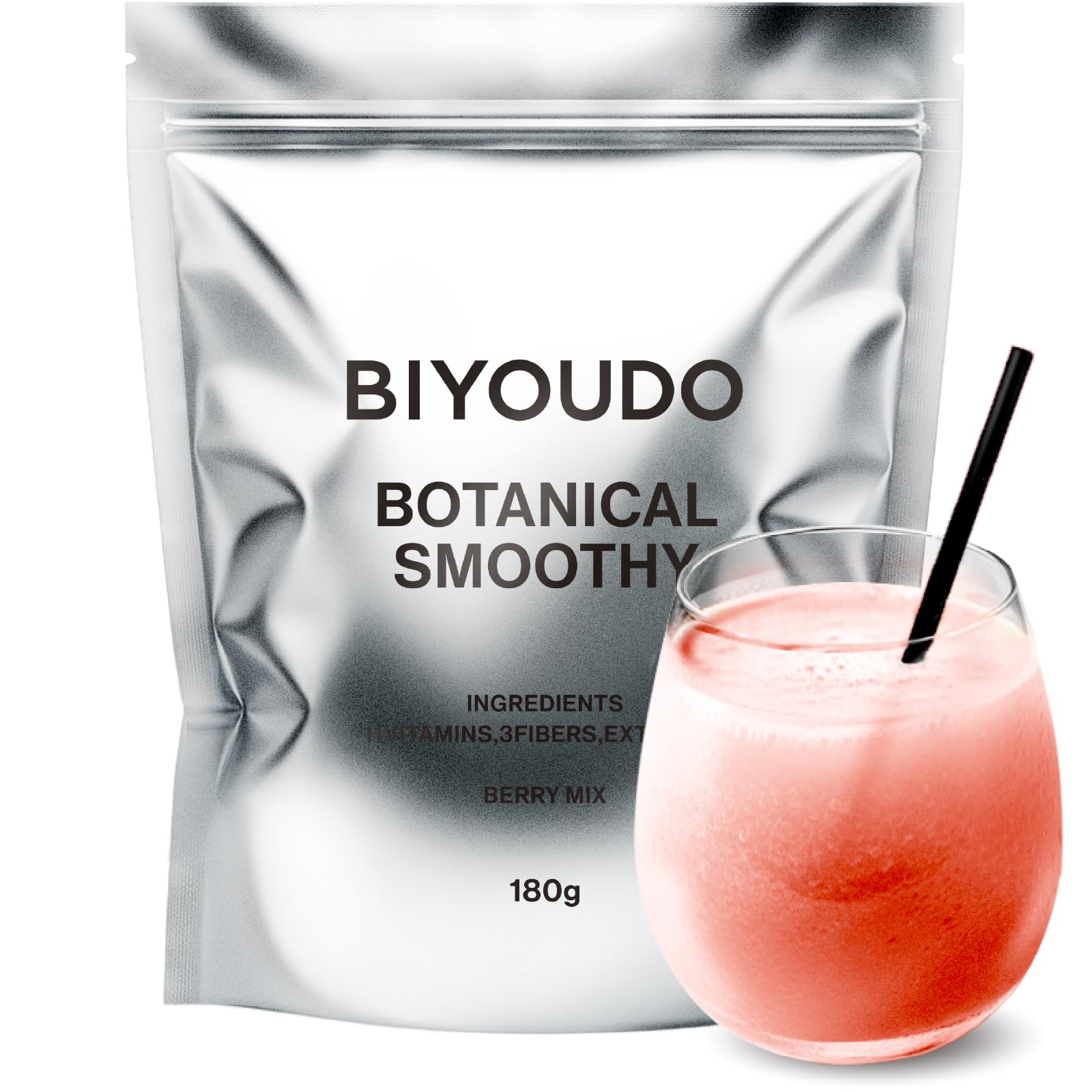 Amazon.co.jp: BIYOUDO ボタニカルスムージー ベリーミックス 180g