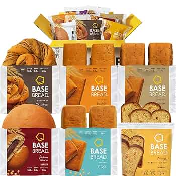 ベースブレッド　7種類38個 BASE FOOD ベースブレッド 7種14袋 パン [こしあん・チョコ