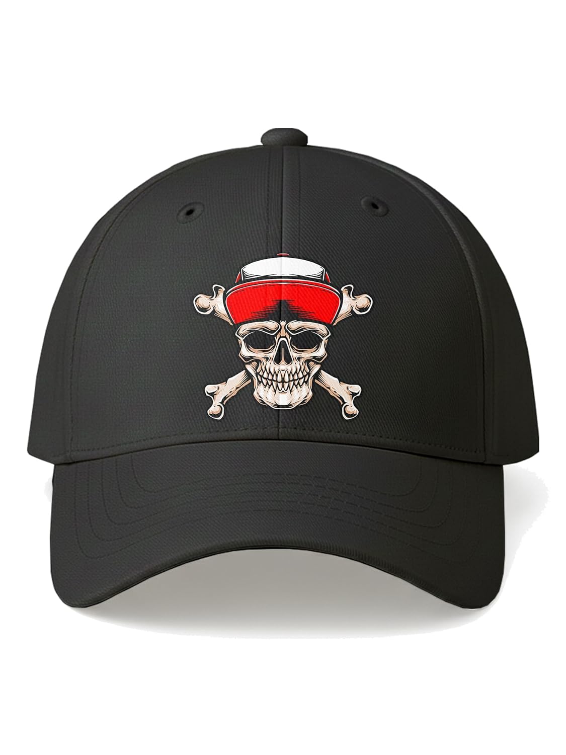 Unisex Skull Printed Baseball Cap for Men & Women | Skull & Crossbones Graphic Cap | Adjustable Strap Casual Outdoor Sports Travel Free Size Cap offers donot miss Unisex Skull Printed Baseball Cap for Men & Women | Skull & Crossbones Graphic Cap | Adjustable Strap Casual Outdoor Sports Travel Free Size Cap offers donot miss