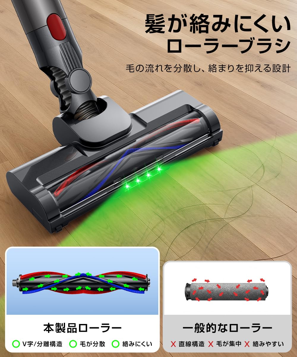 は*く様 1E11 コードレス 掃除機 23000pa強力吸引 ハンディクリーナ