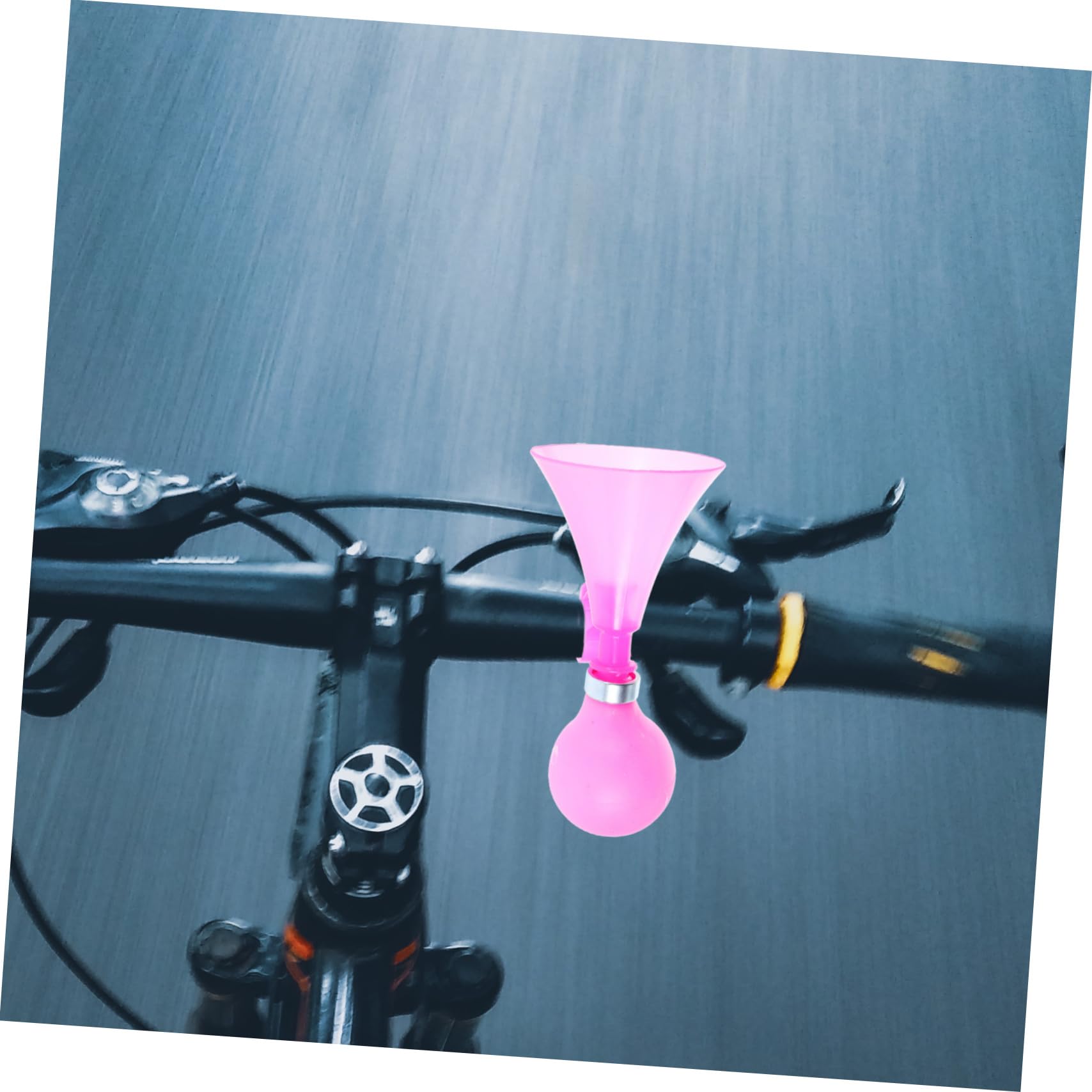 Klaxon de Vélo Rose pour Garçon et Filles, Klaxon à Air en Plastique Léger, Avertisseur Sonore de Sécurité, Accessoire Vélo Électrique et Trottinette, Signalement Plusieurs Styles
