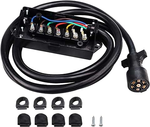 Amazon.com: 7 pin trailer wiring harness kit: Automotive