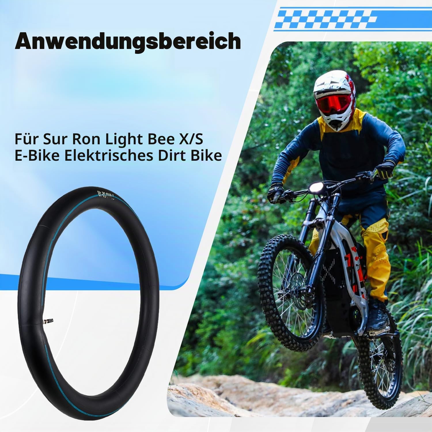 JFG RACING Sur Ron Tyre Tube Inch Motorcycle Tyre Tube Motorcycle Wheel Tube