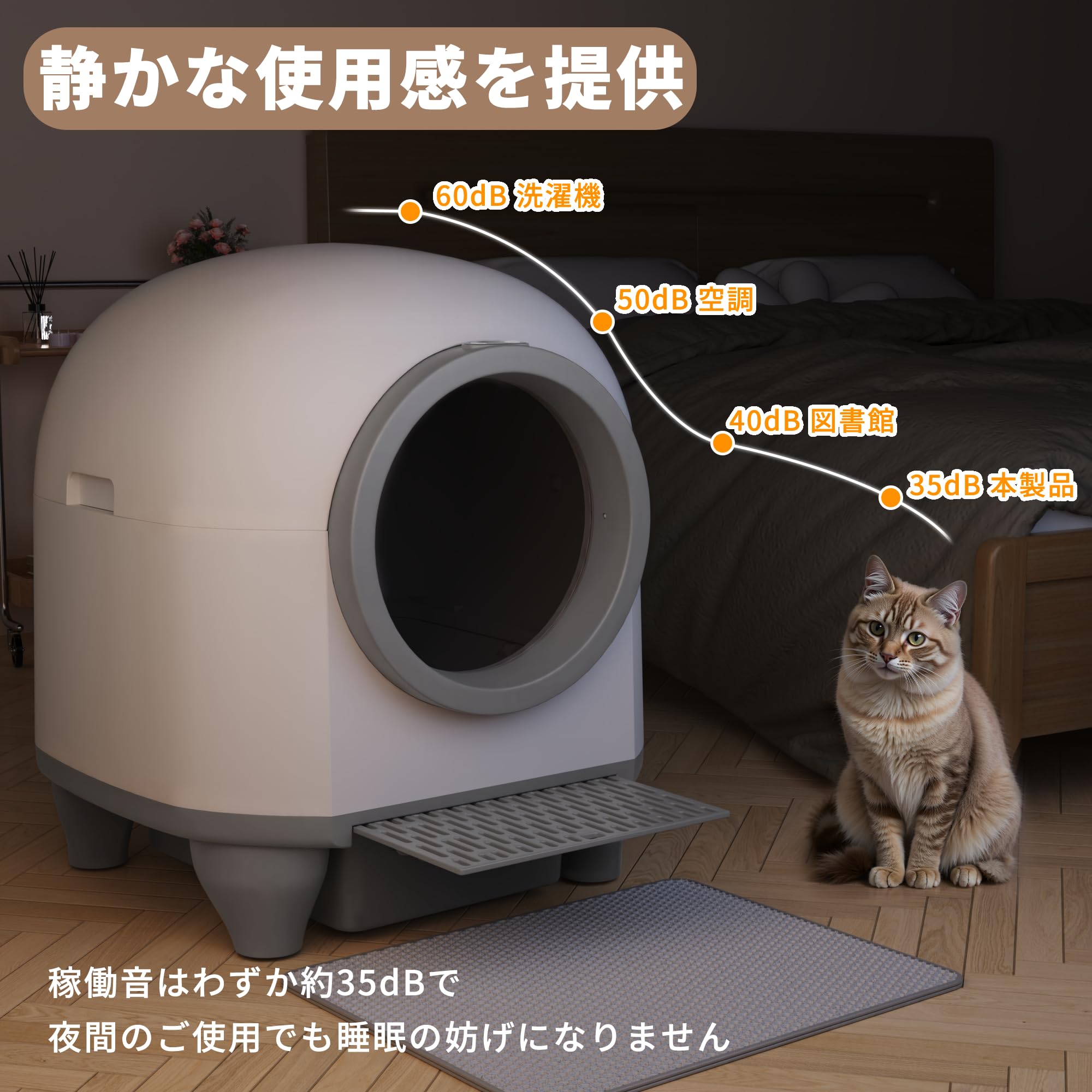 Amazon | Petnniko 猫 トイレ 自動 自動トイレ 自動掃除 大型