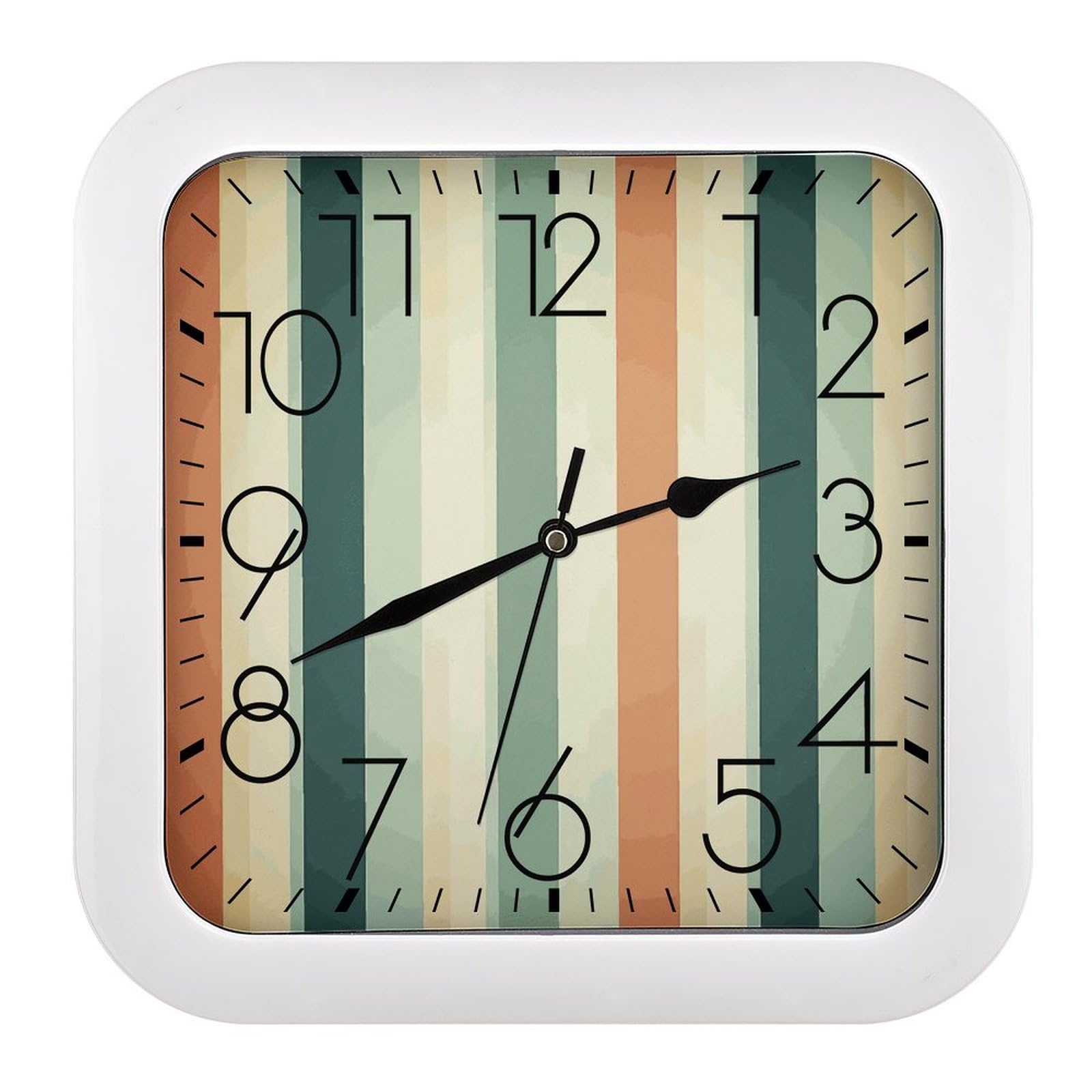 Horloge murale silencieuse et sans tic-tac pour rester concentré