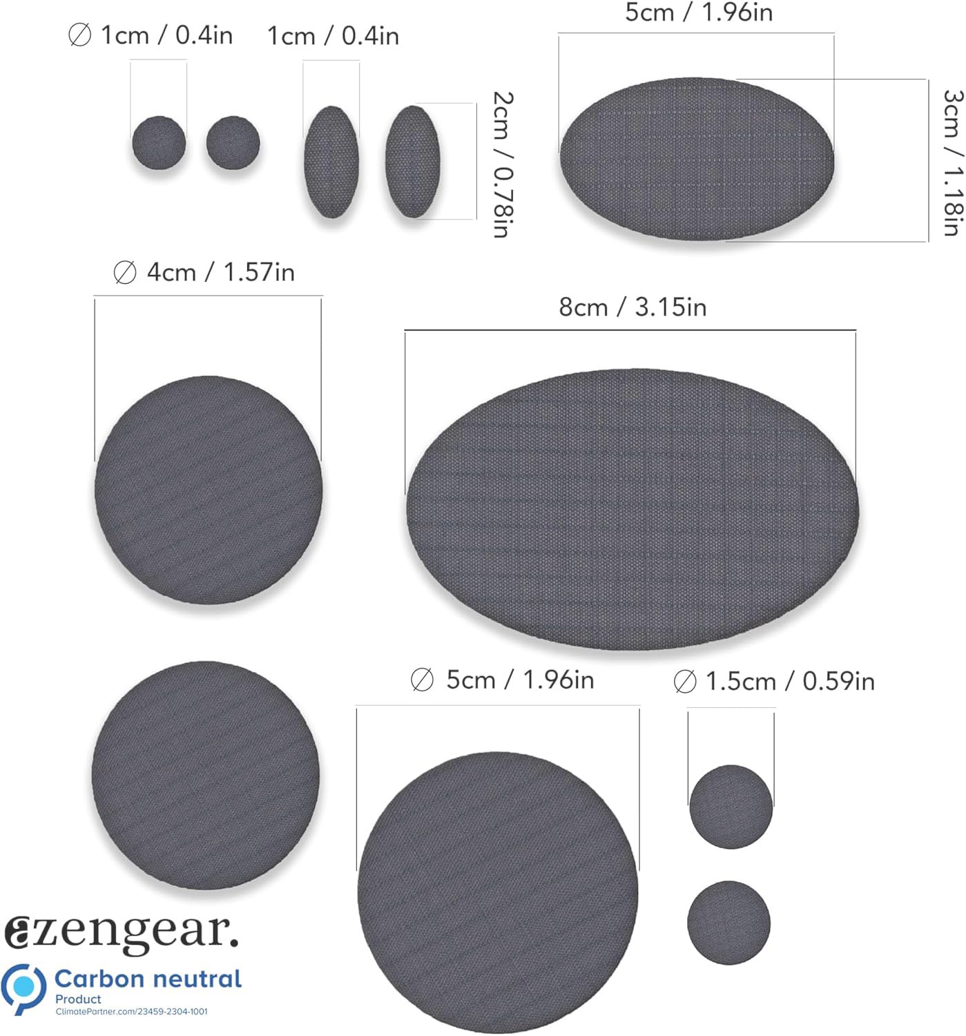 Lot De 40 Rustines De Réparation De Doudoune En Nylon Noir, Autocollants Et Lavables Pour Vêtements Bouffants, Sacs De Couchage, Tentes (rond