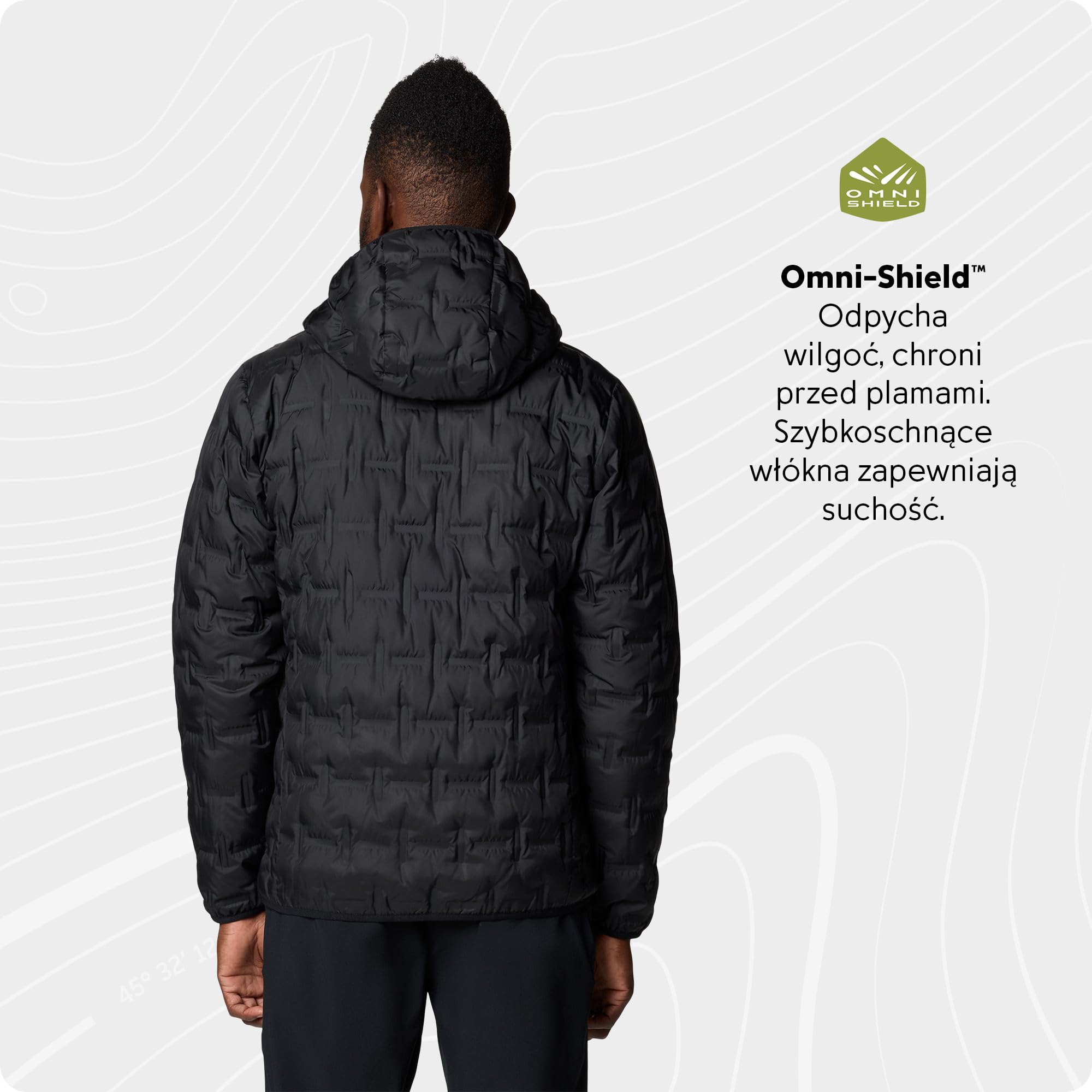 Columbia Męska kurtka puchowa z kapturem Delta Ridge™ II (1 szt.)