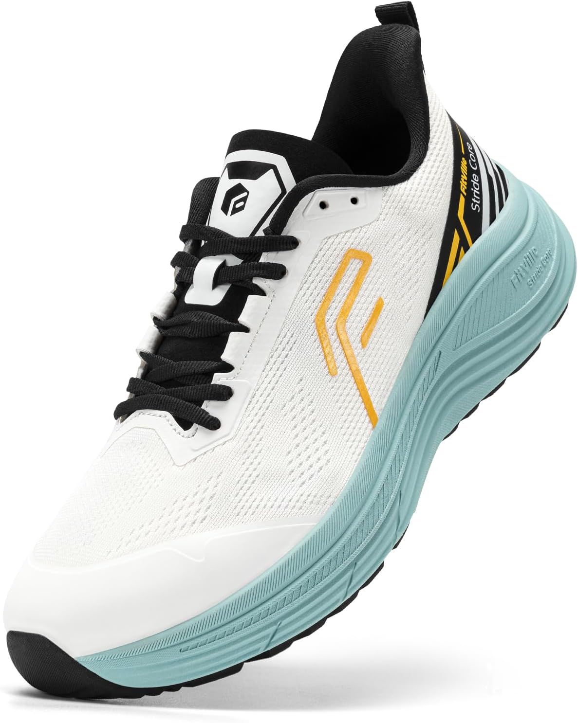 FitVille Wide-Fit Training Shoes for Men, Lightweight Sneakers with Explosive Energy Return & Arch Support for Gym, Walking, and All-Day Comfort, Stride Core Pro V2