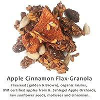 Vista 4 de Pack de 3 de 12 onzas, "El Plan", bolsas de granola de linaza. Condado de Columbia Pan y Granola.