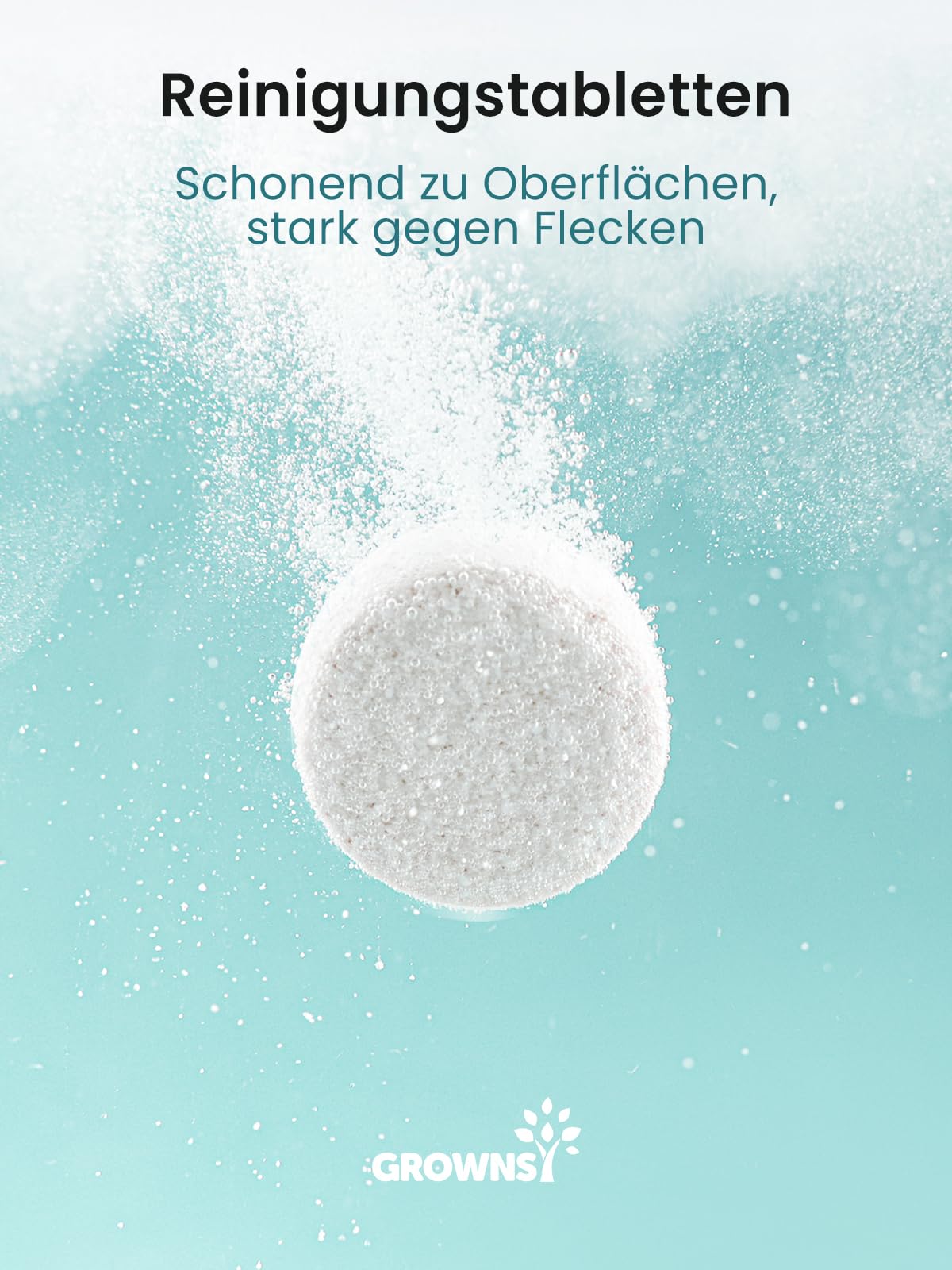 Grownsy 130 Stück Babyflaschen Reinigungstabletten für Momcozy, Baby Brezza Baby Bottle Washer, Waschtabletten Babyflaschenreiniger – Effektive Tabs für Babyflaschen, Sauger & Zubehör