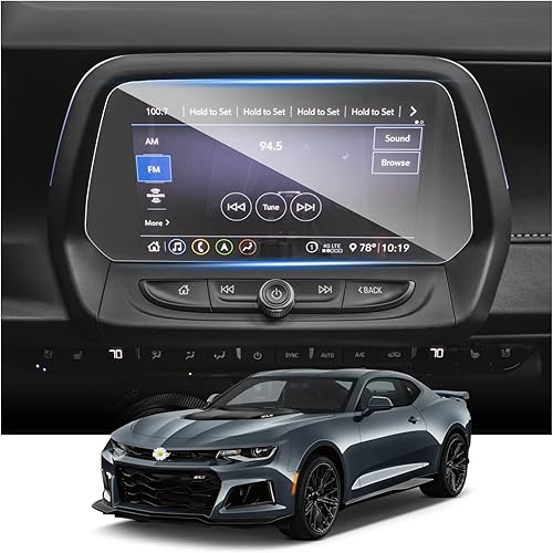 Ruiya Protector de pantalla compatible con Blazer 2024 (Premier, 2LT, 3LT, RS), para accesorios de Chevy Blazer, pantalla táctil, 9HD, vidrio