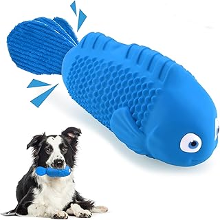 Squeaky Dog Toys for Aggressive Chewers, Dog Chew Toys for Aggressive Chewers Large Breed, Indestructible Dog Toys for Large Dogs Aggressive Chewers, Tough Chew Toys for Dogs, Durable Dog Toys