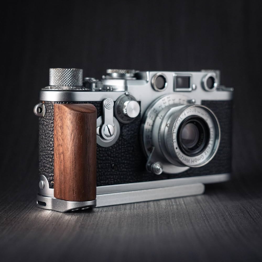 LEICA ライカ 3g 3f 3c/iiif iiig用 ハンドグリップ Amazon | ウッド L ハンドグリップ ホルダー Fr ライカ IIIF