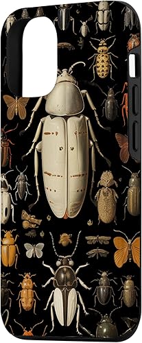 Vista 2 de Funda para iPhone 12/12 Pro Insects Collection Entomology Bugs Species Insect Lover Case