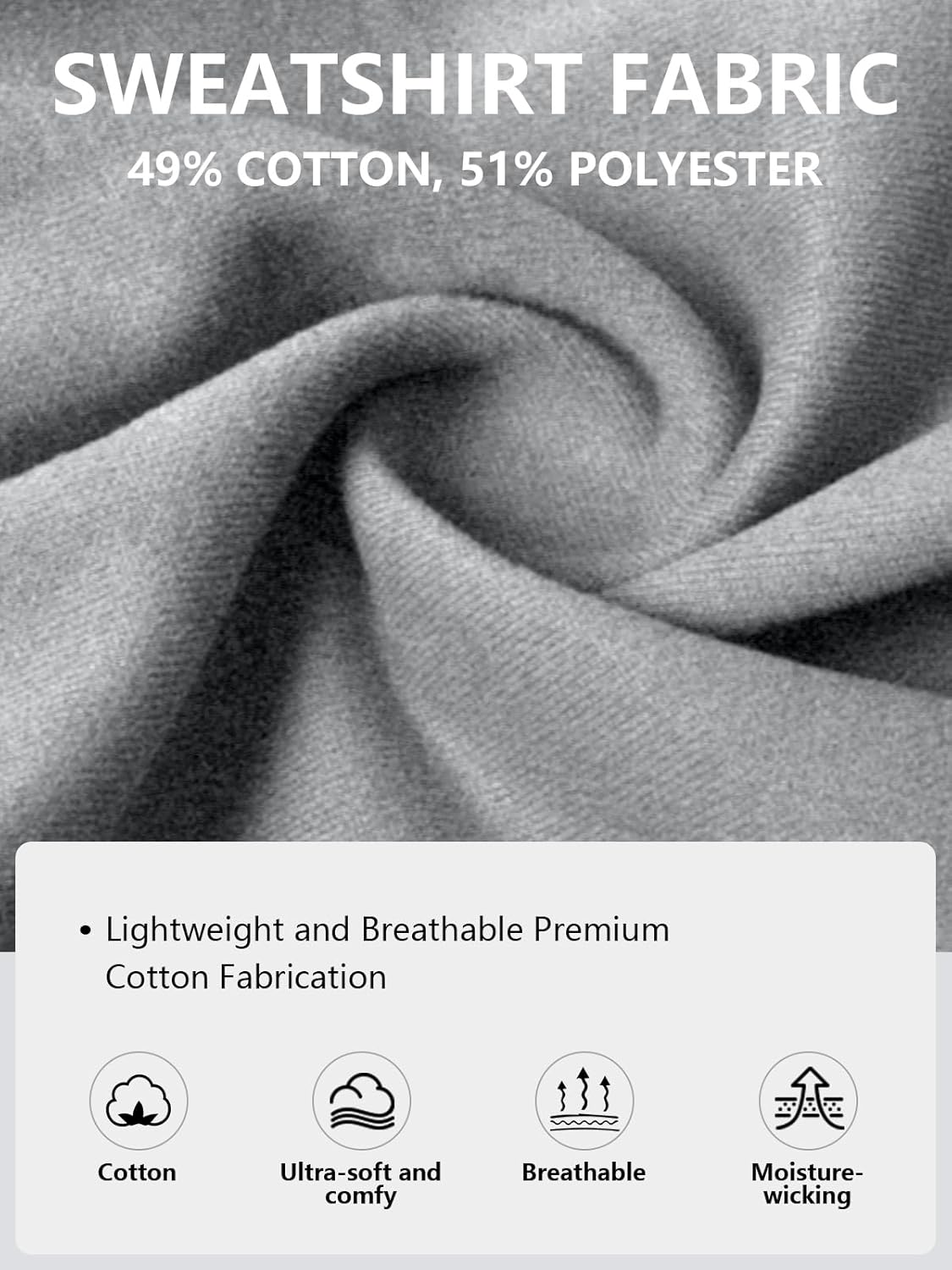 Comfy Sweat Shorts for Women Cotton Fold-Over Waistband Contrast Taping Lounge Casual Athletic Workout Shorts - Image 4