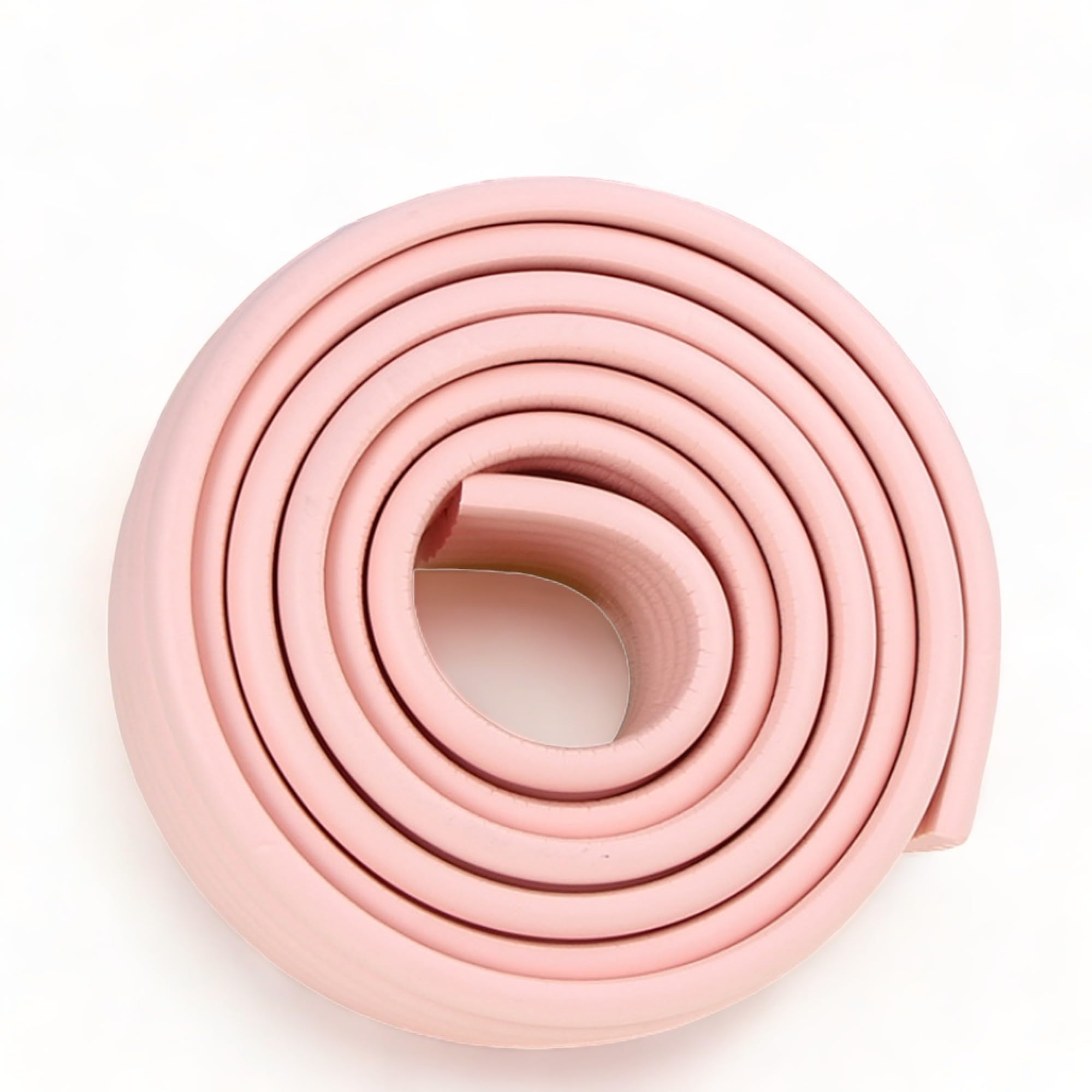 (W-Shaped) 2M Kids Safety Foam Rubber Bumper Strip Table Edge Corner Protector (PINK)